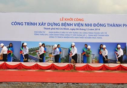 BV Nhi đồng TP sẽ hoàn thành vào ngày 30-9