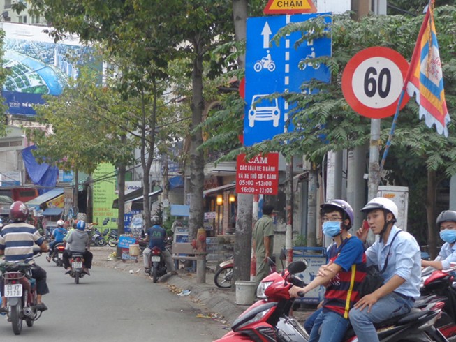 TP.HCM: Đề xuất giảm tốc độ xe 10 km/giờ