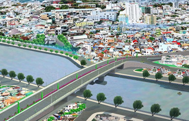 Bắt đầu xây cầu Nhị Thiên Đường 1 mới