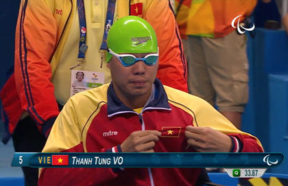 Võ Thanh Tùng xuất sắc đoạt HCB bơi Paralympic