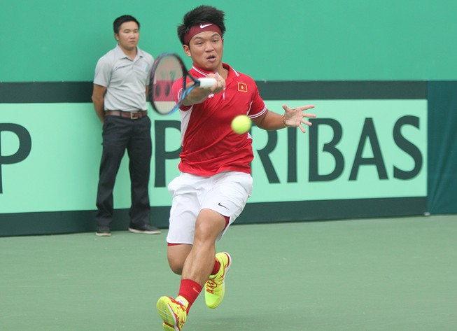 Tuyển Davis Cup VN lần thứ hai thua ngược trên sân nhà
