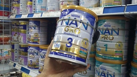 Giá sữa giảm 0,1%-34%
