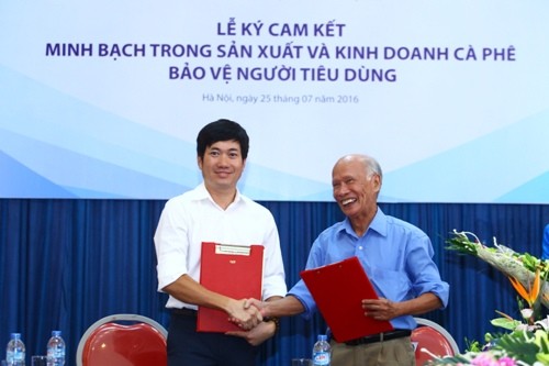 Vinacafé cam kết sản xuất cà phê nguyên chất