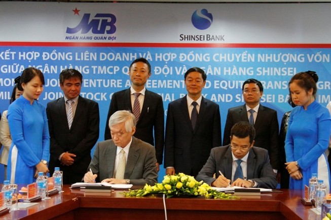MB ký hợp đồng liên doanh cùng Shinsei Bank 