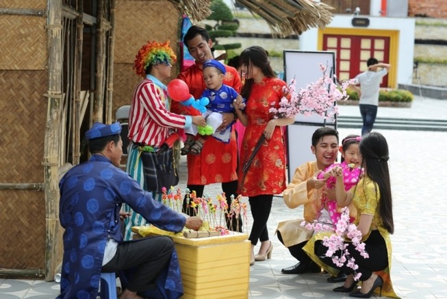 Khám phá Tết cổ truyền tại công viên châu Á