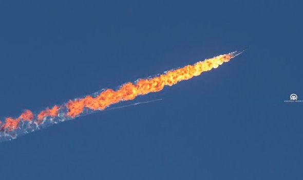 Máy bay Su-24 của Nga bị Thổ Nhĩ Kỳ bắn hạ