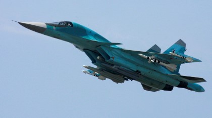 Nga lần đầu trang bị tên lửa không đối không cho Su-34 tại Syria