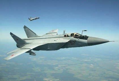 MiG-31 của Nga gặp nạn trong lúc bay huấn luyện