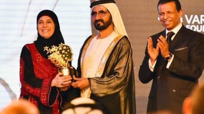 Cô giáo Palestine nhận giải thưởng triệu đô