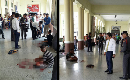 Nổ bom nhà ga Thái Lan, 2 người bị thương