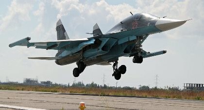 Su-34 Nga dội bom phá hủy cơ sở dầu của IS ở Syria