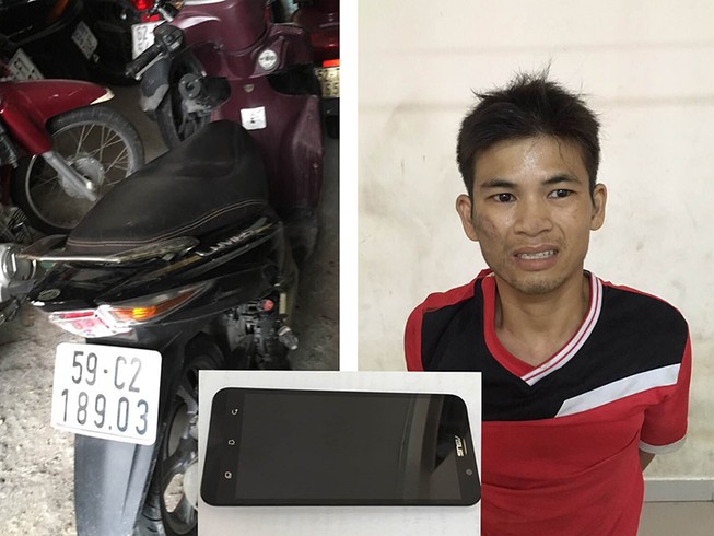 Tên cướp bị truy đuổi từ quận 1 sang quận 4