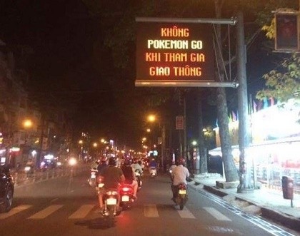 Đồng Nai xử mạnh người tham gia giao thông chơi Pokémon Go