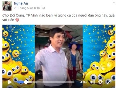 Chợ Đội Cung náo loạn vì 'soái ca' cực vui tính