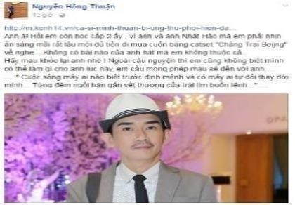 Nghệ sĩ và cộng đồng mạng mong phép màu đến với ca sĩ Minh Thuận