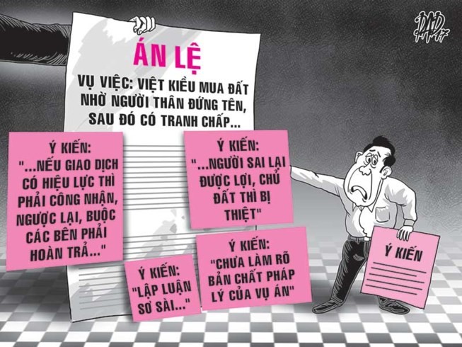 Cần hủy án lệ Việt kiều nhờ đứng tên mua đất