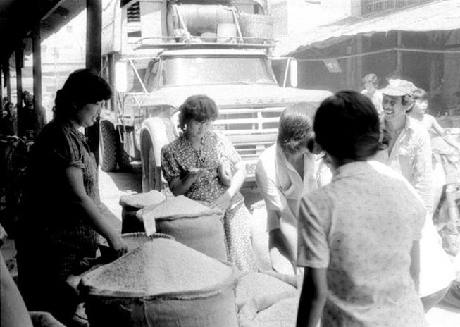 Gạo vào bếp dân