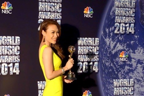 Mỹ Tâm tiếp tục được vinh danh tại giải Cống hiến 2015