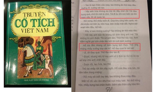 Cổ tích 'Thỏ trắng và Hổ xám' dùng ngôn ngữ dung tục