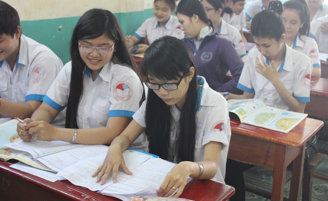 Học sinh TP.HCM thi thử kỳ thi THPT Quốc gia