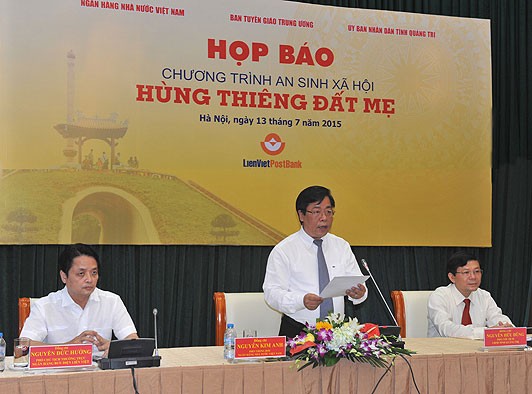 Công bố chương trình an sinh xã hội 'Hùng thiêng đất mẹ'