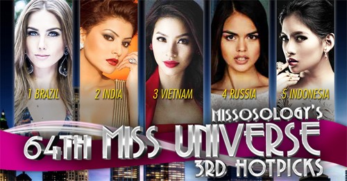 Phạm Hương được dự đoán giành ngôi á hậu 2 Miss Universe