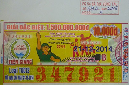 15-4, xử vụ “tờ vé số độc đắc rắc rối” ở Vũng Tàu