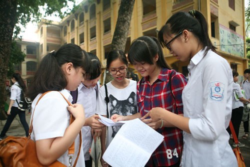Hà Nội: Học sinh phải khảo sát văn, toán trước khi thi THPT
