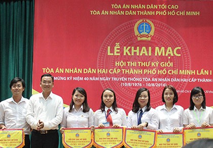 TP.HCM: Tổ chức hội thi thư ký toà án giỏi