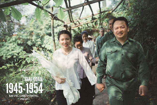 Cặp đôi chụp ảnh tái hiện 100 năm lễ cưới Việt Nam