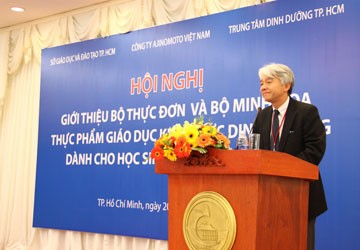 Ra mắt bộ thực đơn bữa ăn học đường