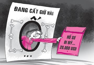 Lừa có nhiều bộ hài cốt của lính Mỹ "giúp xuất cảnh định cư tại Mỹ"