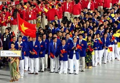 Đoàn VN tham dự SEA Games với trang phục mới