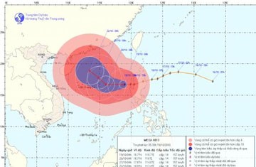 Tin bão trên Biển Đông, cơn bão số 6