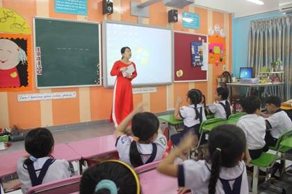 100% học sinh lớp 1 và lớp 2 ở TP.HCM được học tiếng Anh