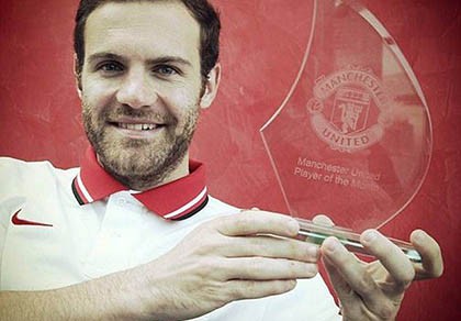 Juan Mata “mừng rơi nước mắt” nhận giải thưởng từ M.U