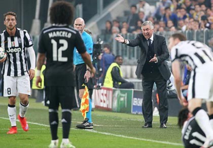 Ancelotti: 'Real mất kiên nhẫn, Juventus phản công lợi hại'