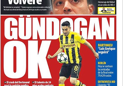 M.U bị “nẫng tay trên” vụ Gundogan