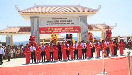 Khánh thành khu tưởng niệm Nguyễn Sinh Sắc