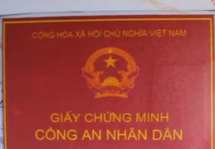 Liều lĩnh làm giả giấy chứng minh thiếu tá công an