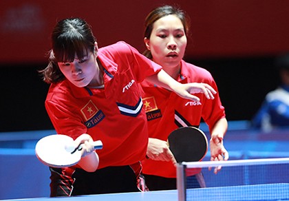 Bóng bàn Việt Nam ra quân thắng lợi tại SEA Games 28