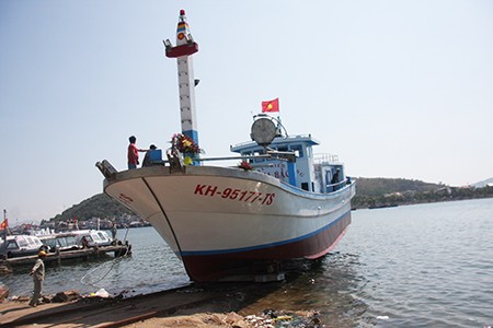 Chạy thử tàu cá đầu tiên đóng từ vốn vay theo Nghị định 67