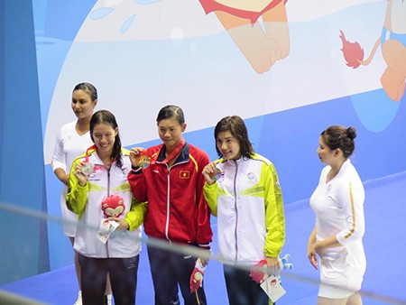 Nóng: Quý Phước, Ánh Viên liên tiếp giành vàng, phá 3 kỷ lục SEA Games