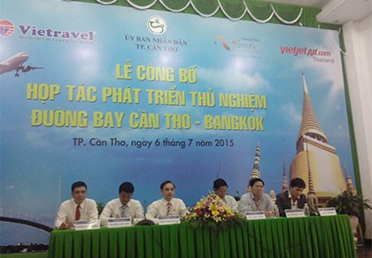 Mở đường bay mới Cần Thơ - Bangkok