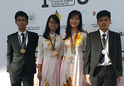 Việt Nam giành một huy chương vàng Olympic hóa học quốc tế