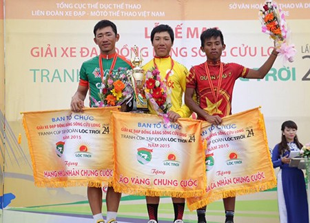 Giải xe đạp ĐBSCL 2015: Thanh Nhân đoạt áo vàng chung cuộc