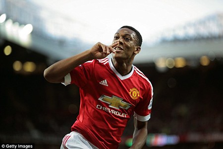 Premier League gọi tên tân binh M.U Anthony Martial