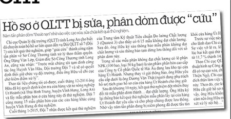 Khởi tố cán bộ QLTT "giải cứu" phân dỏm
