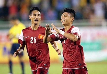 Chùm ảnh U-21 Việt Nam hạ gục U-21 Thái Lan