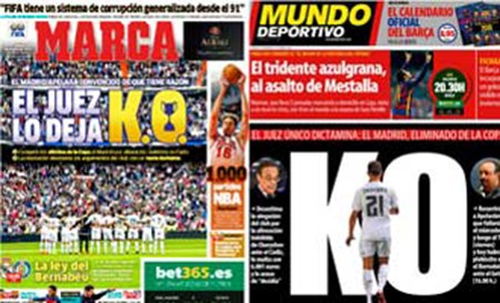 Đá thắng, Real Madrid vẫn bị loại khỏi Cúp nhà vua